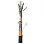 کابل شبکه cat6 sftp nexans نگزنس اوت دور دو روکش قرقره 305 متر - تصویر 2